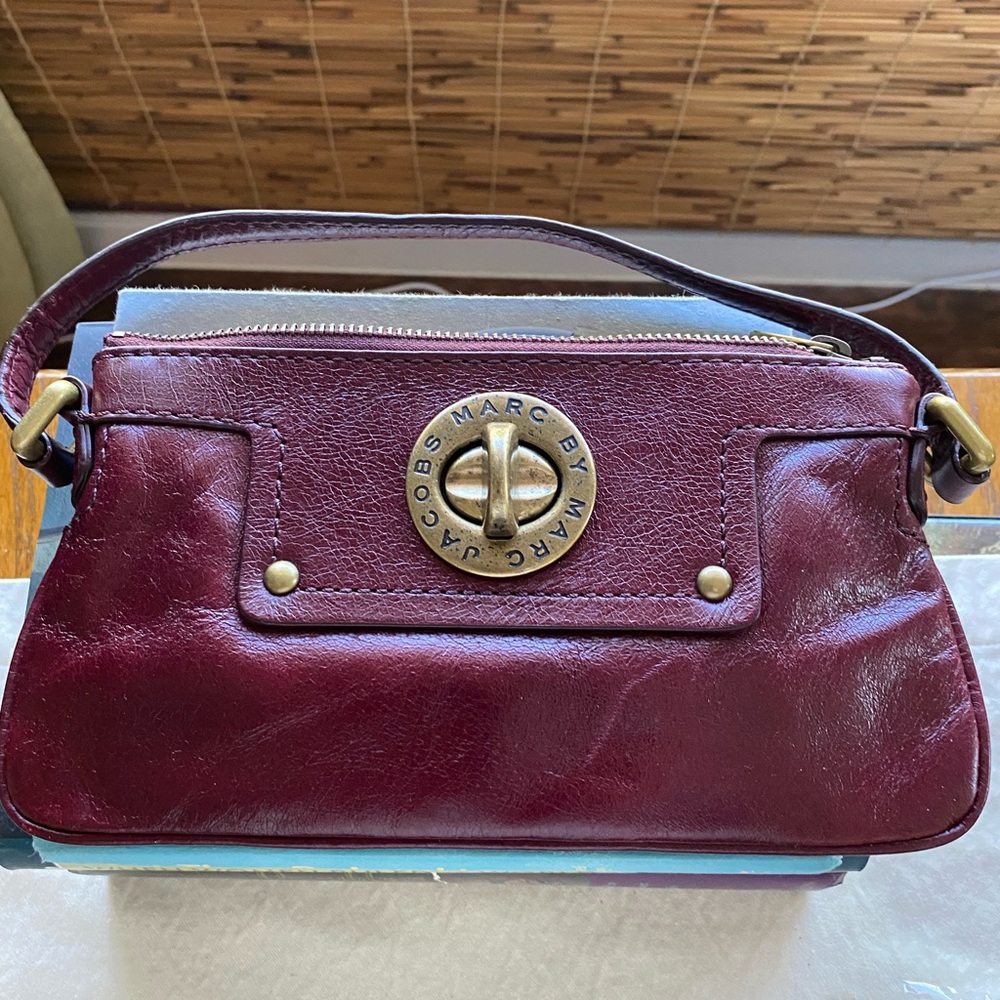 Marc By Marc Jacobs Wine Leather Top Handle Woman’s Bag